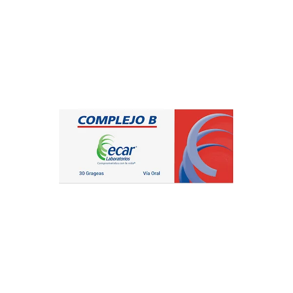 Complejo B Ecar Caja X 30 Grageas