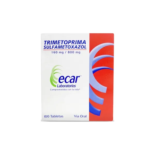 Trimetoprim Sulfa 160/800 Ecar Caja X 100 Tabs