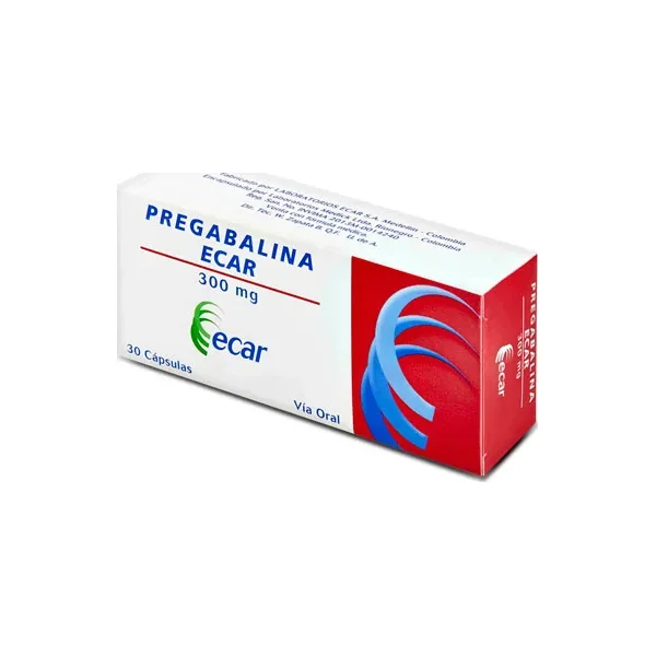 Pregabalina 300 MG Ecar ** Caja X 30 Caps