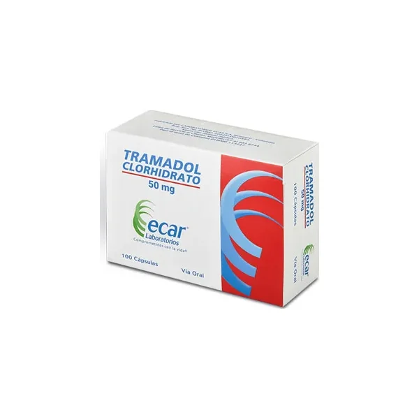 Tramadol 50 MG Ecar Caja X 100 Caps