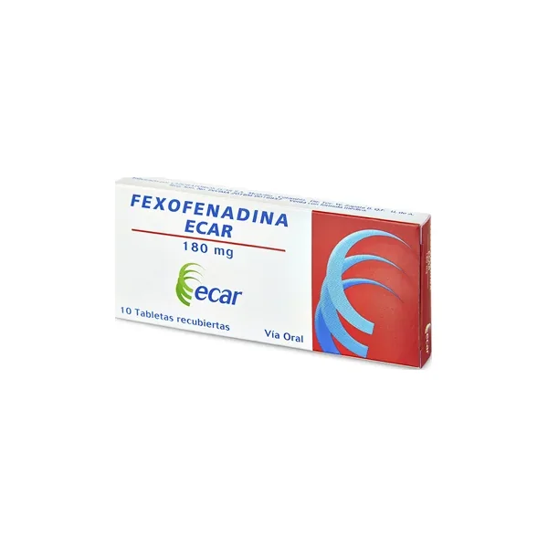 Fexofenadina 180 MG Ecar Caja X 10 Tabs