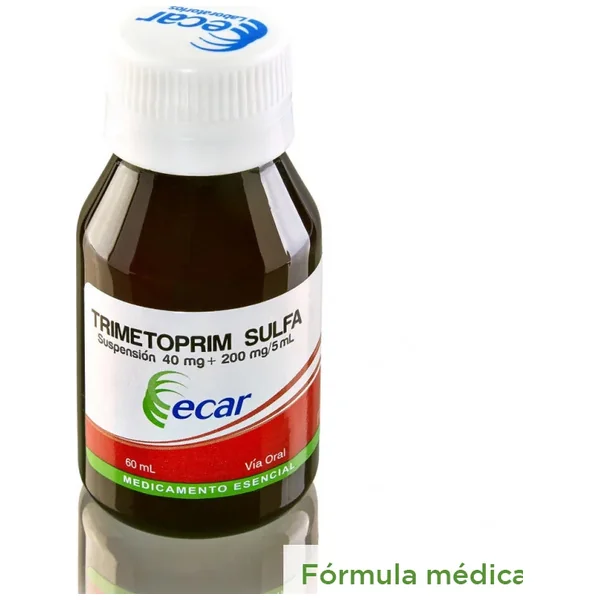 TrimeTopicorim Sulfa (200+40)Mg/5Ml(4+0.8)% Suspención Oral Frasco X 60Ml Ecar