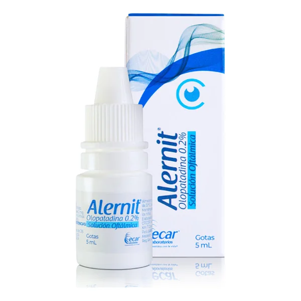 Alernit Olopatadina 0.2% Solución Oftálmica Frasco X 5 Ml Gotas