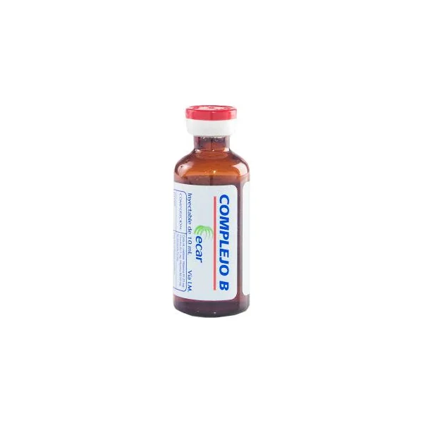 Complejo B Ecar Ampolleta Frasco X 10 Ml