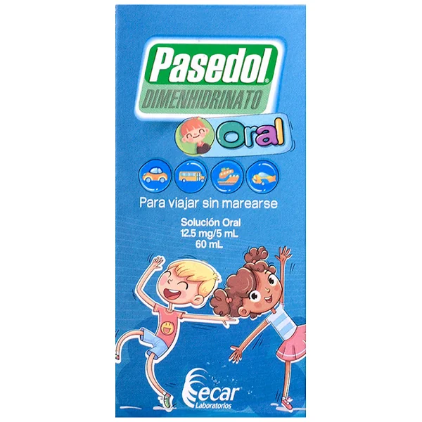Pasedol Dimenhidrinato 12.5Mg/5ml Ecar Frasco X 60 Ml