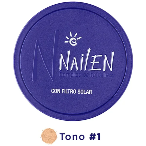 Polvo Compacto Nailen Filtro Solar N 1