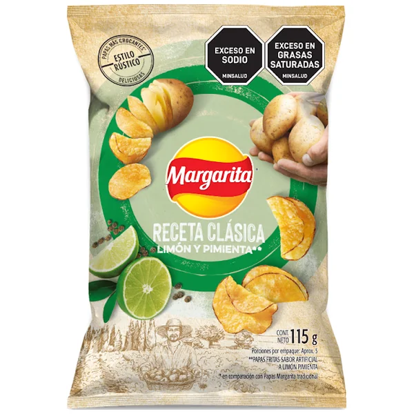 PASAB. PAPAS MARGARITA RECETA