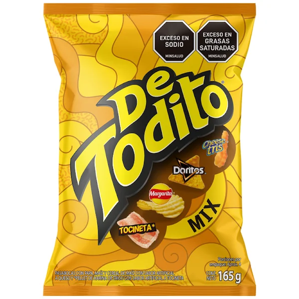 Pasabocas De Todito Mix X 165 Gr