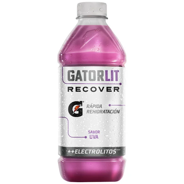 Bebida Energética Gatorlit Sabor Uva Botella X 620 Ml