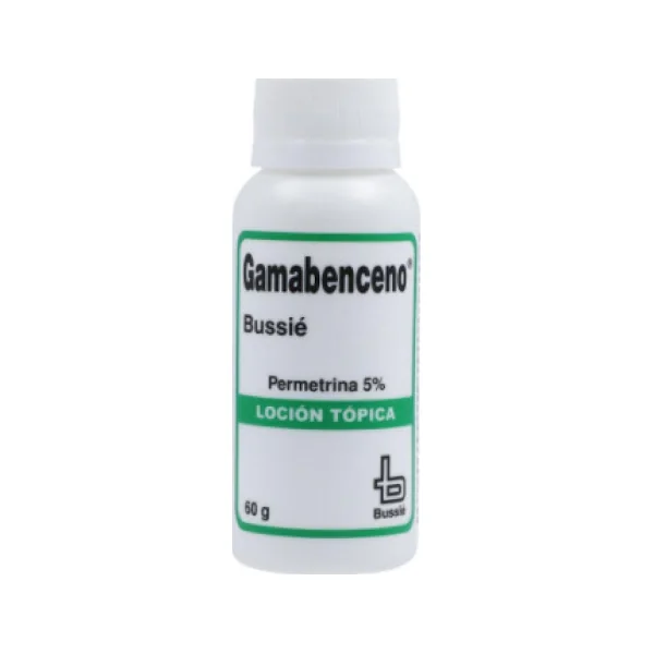 Gambenceno Permetrina 5% Bussie Loción Tópica Frasco X 50 Gr