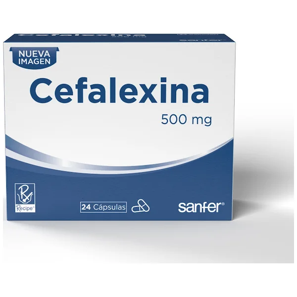 Cefalexina 500 Mg Recipe Caja X 24 Cápsulas