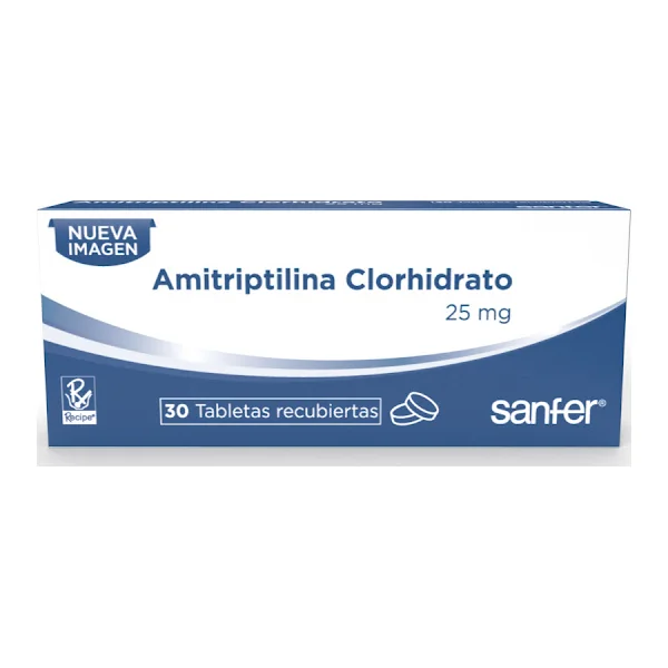 Amitriptilina Clorhidrato 25Mg Bussie Caja X 30 Tabletas Amitriptilina Clorhidrato 25Mg Bussie Caja X 30 Tabletas