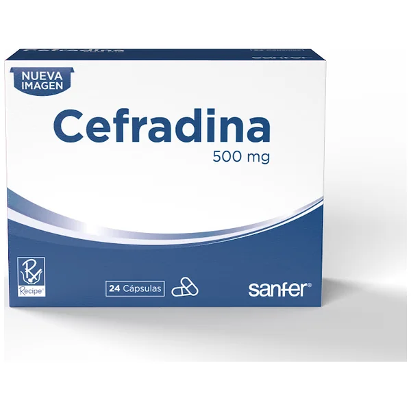 CEFRADINA 500 MG 24 CAPSULAS RC