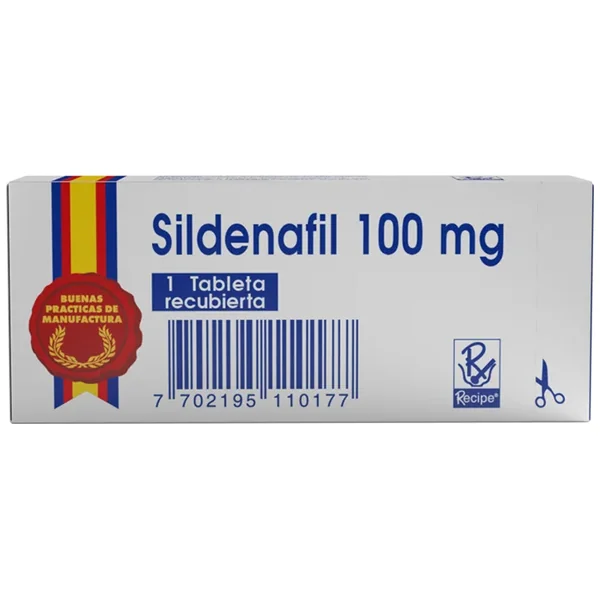 Sildenafil 100 MG Recipe Caja X 1 TAB