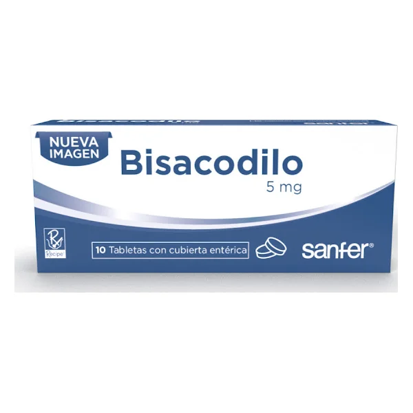 Bisacodilo 5Mg Recipe Caja X 10 Tabletas