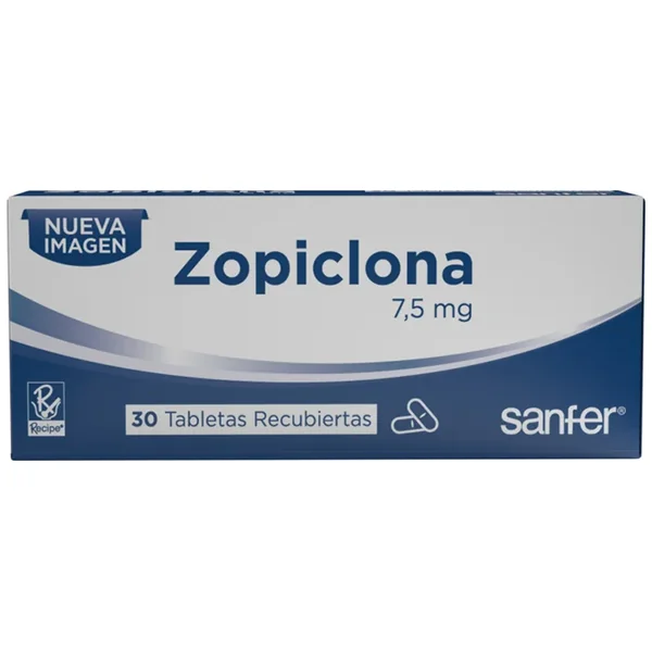 Zopiclona 7.5 MG Recipe Caja X 30 Tabs