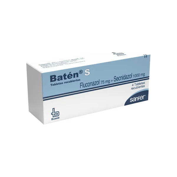 Baten S Fluconazol 75Mg / Secnidazol 1000Mg Bussie Caja X 4 Tabletas