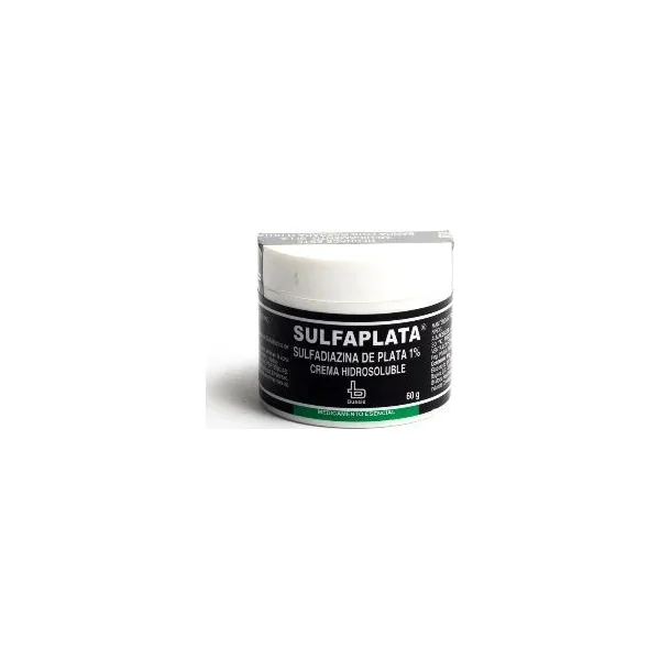 Sulfaplata 1% Crema Frasco X60g. Buss Sulfadiazina De Plata