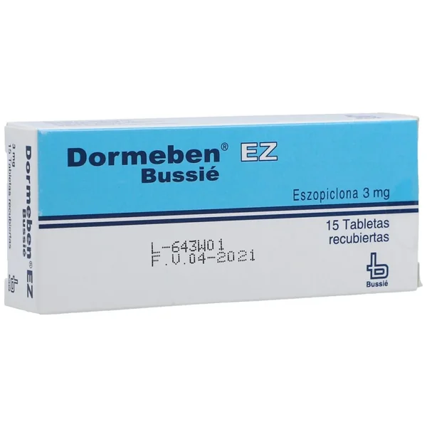 Dormeben Ez 3Mg Caja X 15 Tabletas Recubiertas