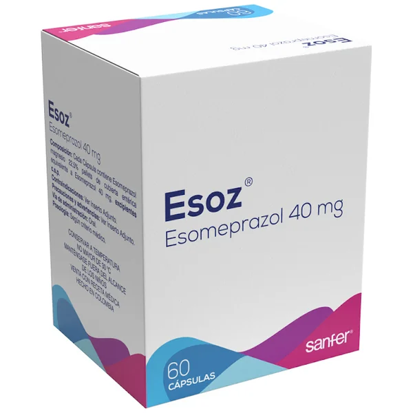 Esoz Esomeprazol 40 Mg Pharmetique Caja X 60 Cápsulas