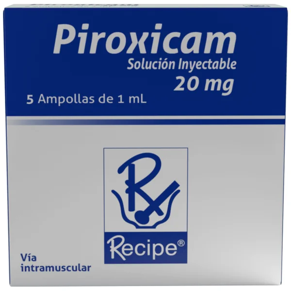 PIROXICAM 20 MG 5 AMPS RC