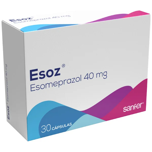 Esoz Esomeprazol 40 Mg Pharmetique Caja X 30 Cápsulas