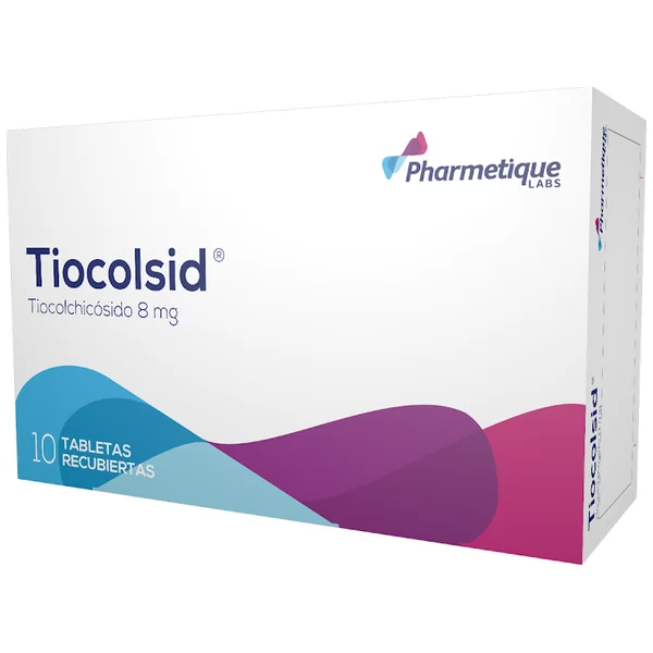 Tiocolsid Tiocolchicosido Pharmetique 8 Mg Caja X 10 Tabletas