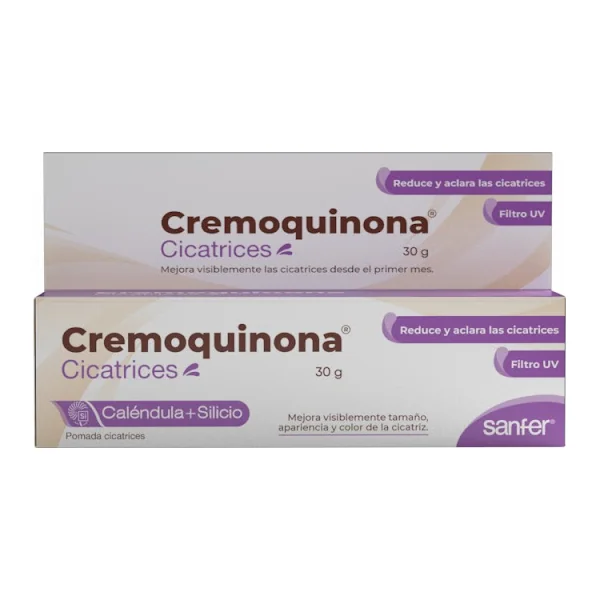 Crema Cremoquinona Cicatrices Sanfer Tubo X 30 Gr