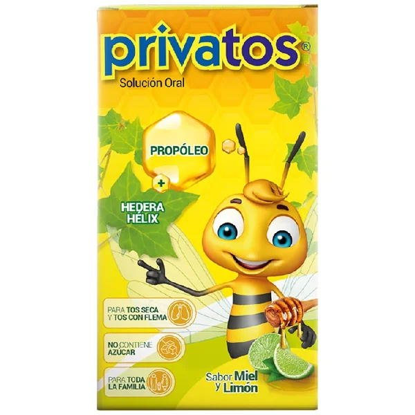 Privatos Solución Oral Con Propóleo 0,07%/0,1% Frasco X 120 mL