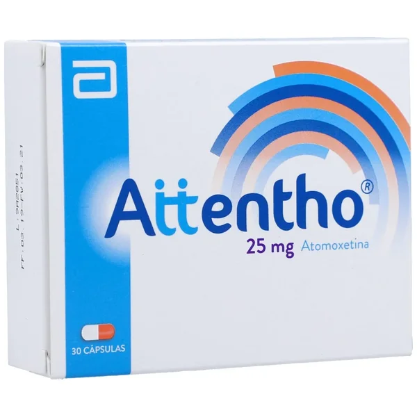 Attentho 25Mg Caja X 30 Cápsulas