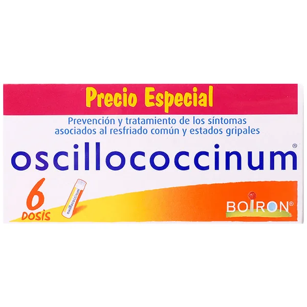 Oscillococcinum Anas Barbariae 0,01 Ml Boiron Caja X 6 Dosis