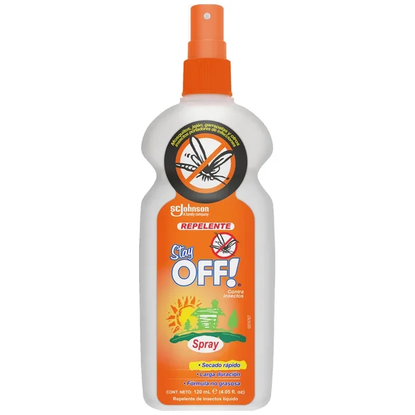 Repelente Spray Stay Off Frasco X 120 mL