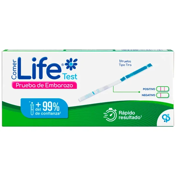 Prueba De Embarazo Tipo Cinta Caj X 1 Comerlife Test
