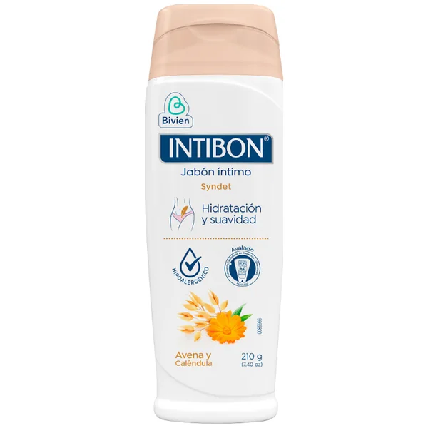 Jabón Íntimo Intibon Avena Y Calendula X 210 Gr