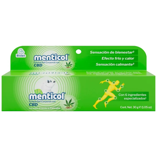 Crema GEL Menticol CON Cannabis Y CBD