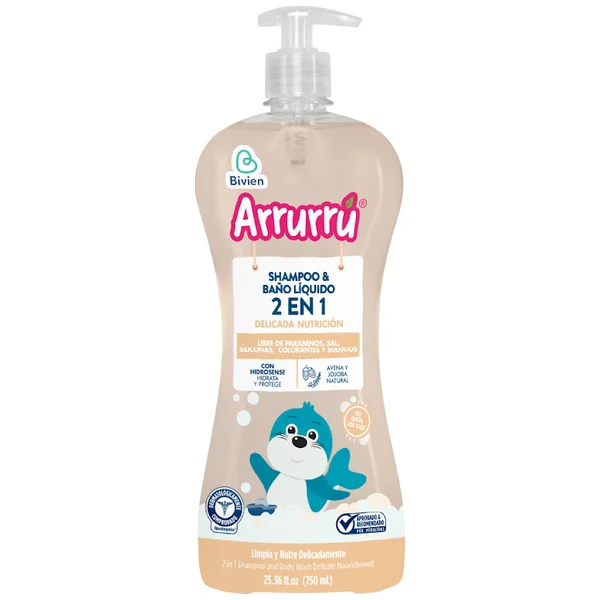 CHA Y BANO LIQ. 2EN1 ARRU. DEL NUT 750ML