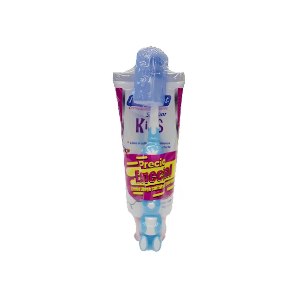 Crema Dental Kids Fucsia Proquident + Cepillo X 1 Und