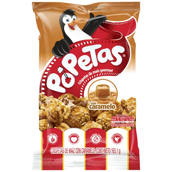 Crispetas Popetas Caramelo Paquete X 165.1 Gr