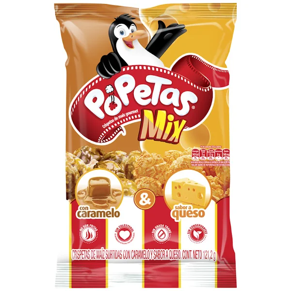 Crispetas Popetas Caramelo-Queso X 135 Gr