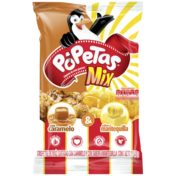 Crispetas Popetas Caramelo-Mantequilla X 132 Gr