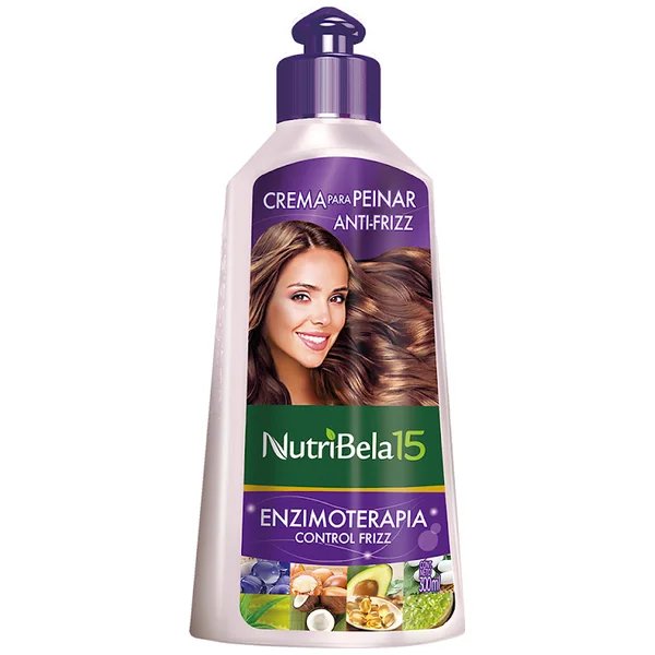 Crema Para Peinar Nutribela Control Frizz Enzimoterapia X 300 Ml