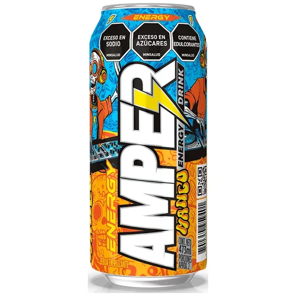 ENERGIZANTE AMPER MANGO PARTY LATA X 473 ML