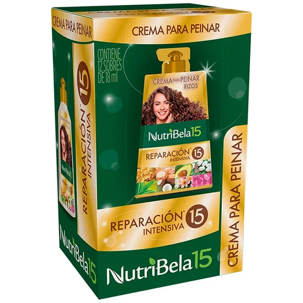 Crema Peinar Nutribela Rep.intensiva Caja X 12 S/S