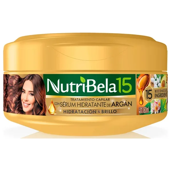 TRAT.NUTRIBELA ARGAN FCO X 180 ML