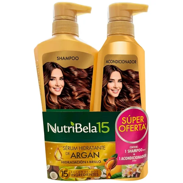 CHAMPU NUTRIBELA ARGAN X400ML +ACOND.X370ML