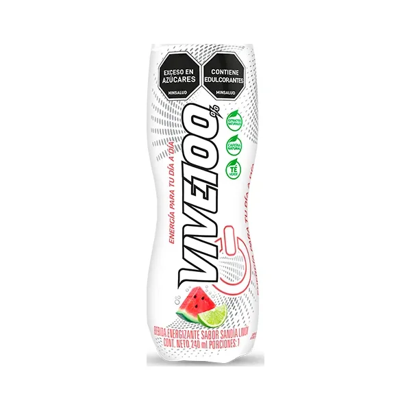Energizante Vive 100 Sandia Limon BOT X 240 ML