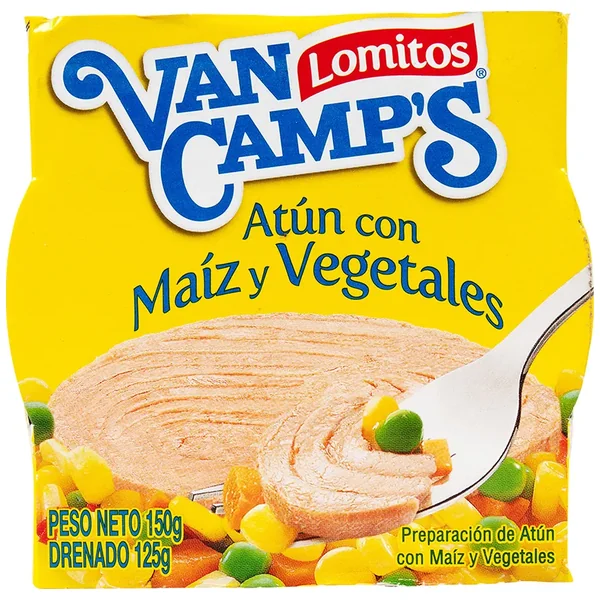 ATUN VAN CAMPS MAIZ Y VEGETALES 150 GR
