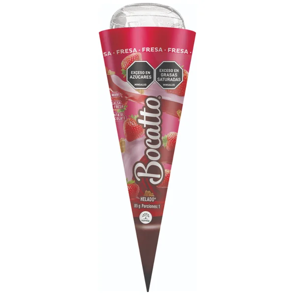 HELADO BOCATTO CONO FRESA