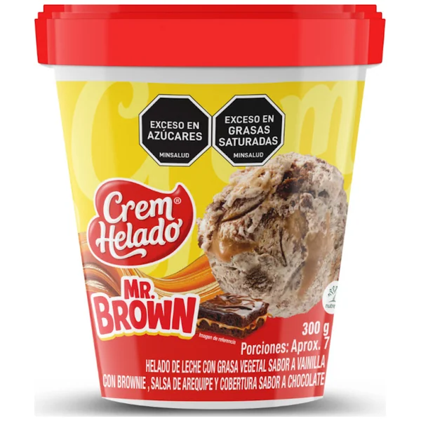 Helado Crem Helado Mr Brown Vaso X 300 Gr