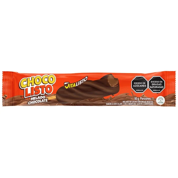 Paleta De Helado Chocolisto X 50 Gr